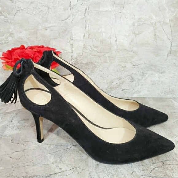 Marc Fisher Teagin Suede Tassel pumps - Picture 3 of 8